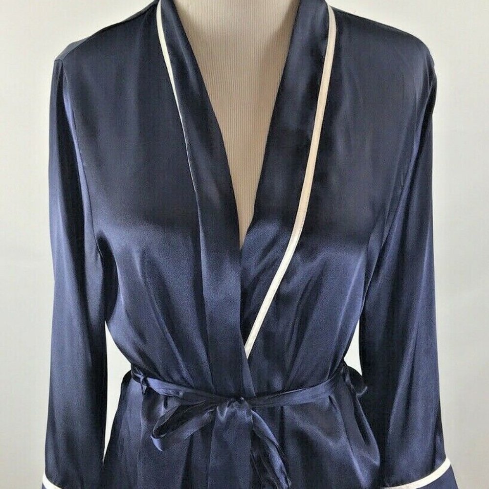 Linea Donnatella 100% Polyester Satin Blue Small